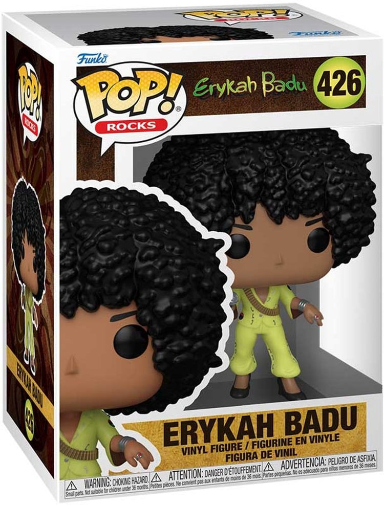 Funko erykah badu pop! rocks figurine en vinyle erykah badu (essence awards) 9 cm pop! chiffre