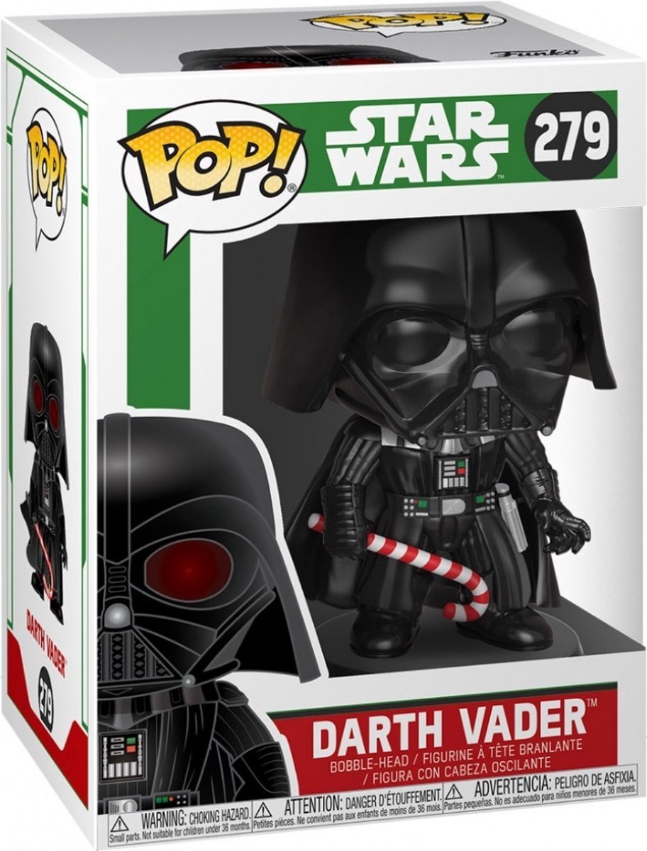 Funko pop star wars : vacances - dark vador pop #279