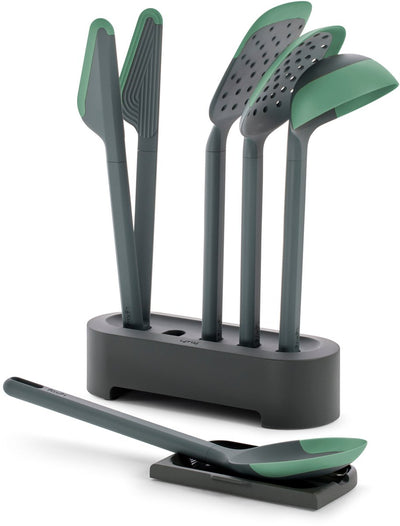 Ensemble d'ustensiles de cuisine Lékué - anti-rayures - vert