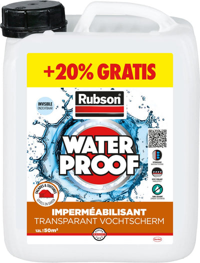 Rubson 1002063 - mur extérieur transparent barrière contre l'humidité 12l | 1 pièce