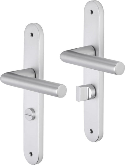 Tabouret Impresso London avec bouclier ovale WC63 à vis aluminium