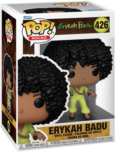Funko erykah badu pop! rocks figurine en vinyle erykah badu (essence awards) 9 cm pop! chiffre