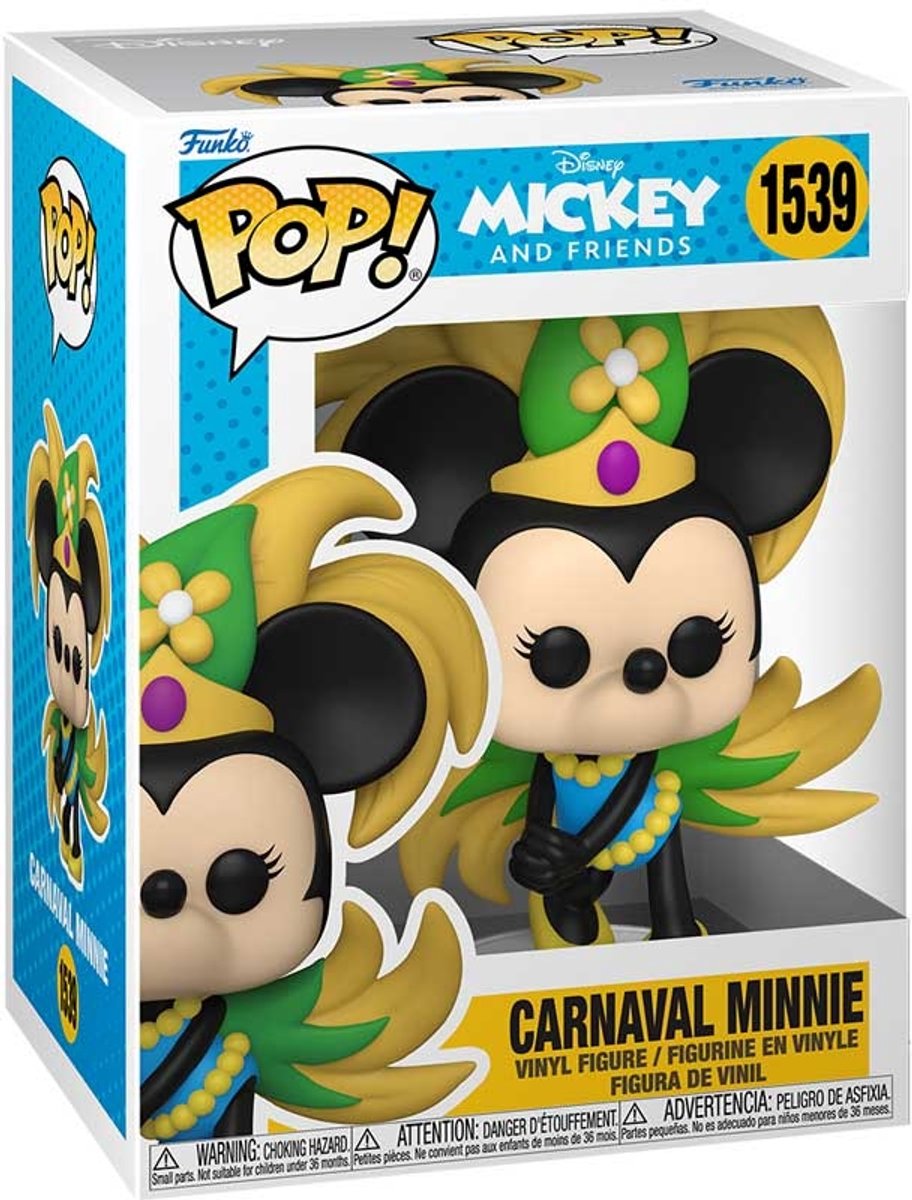 Funko-pop ! Disney : Mickey et ses amis - Carnaval Minnie Mouse #1539