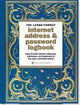 Carnet de mots de passe Internet Peter Pauper - céleste - avec fermeture élastique - grand 16x21 cm