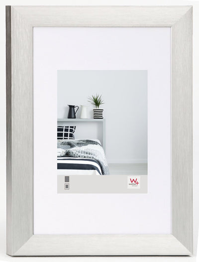 Walther aluline - cadre aluminium - format photo 15x20 cm - argent