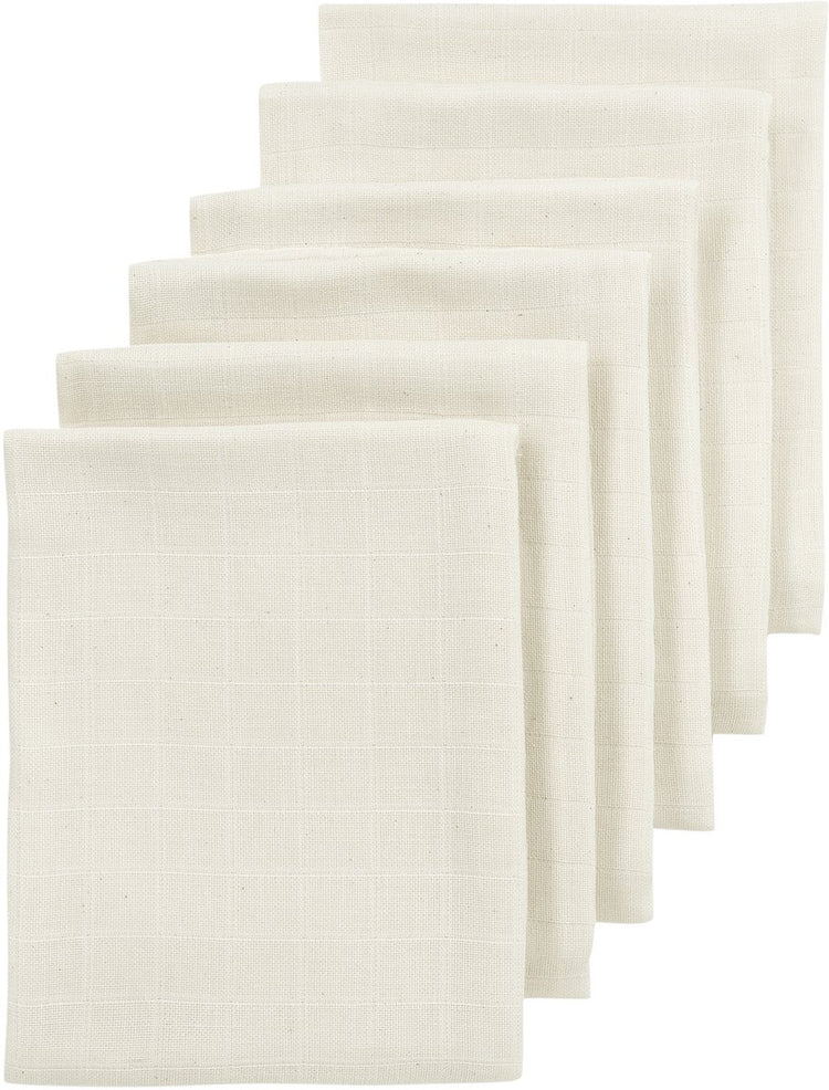 Lingettes hydrophiles Meyco baby nature - paquet de 6 - 70x70cm