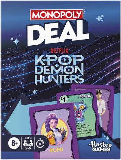 Monopoly deal kpop chasseurs de démons - jeu de cartes - Français