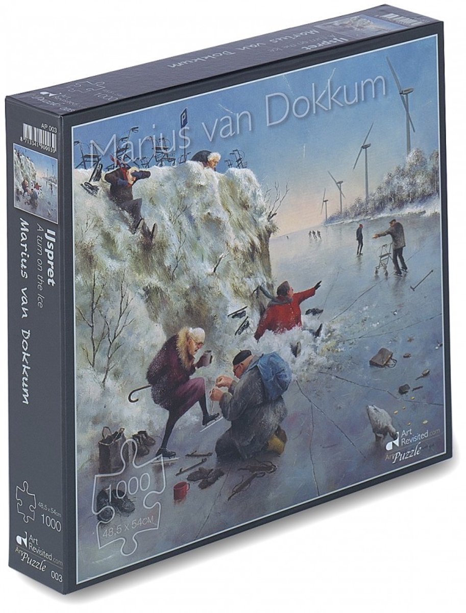 Puzzle Marius van dokkum - plaisir de la glace - 1000 pièces