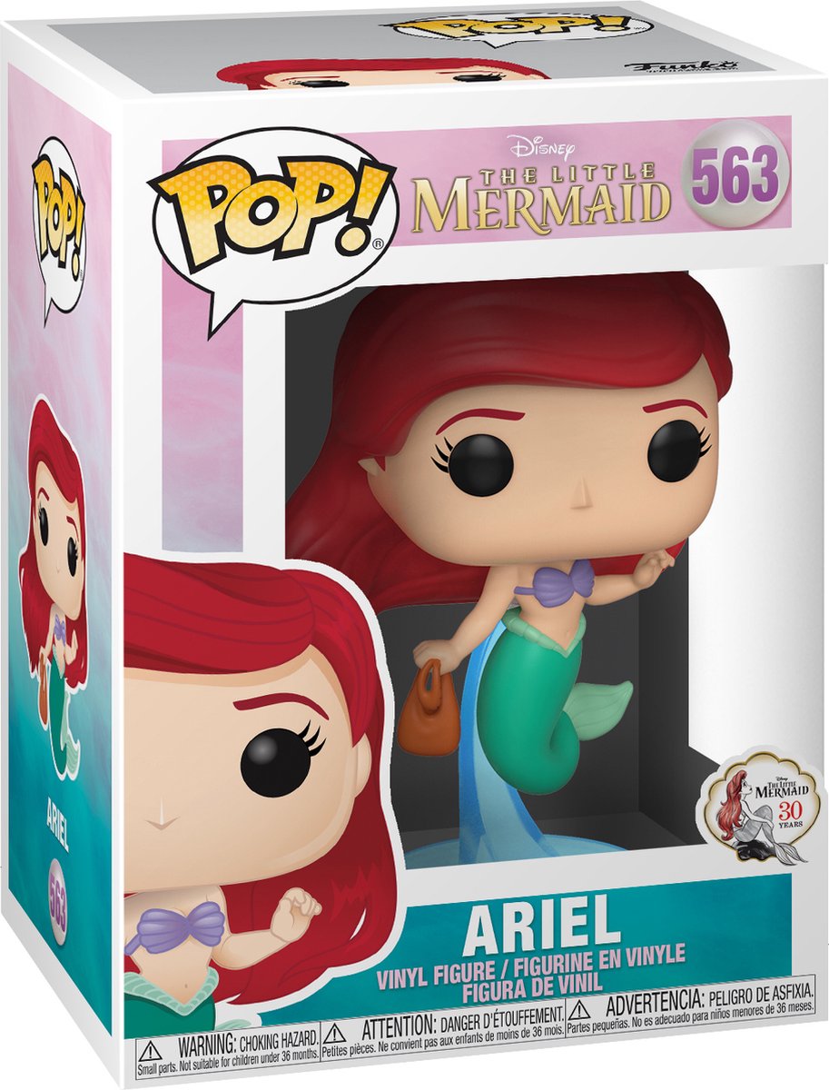 Figurine en vinyle Petite Sirène Ariel 563 unisexe funko pop ! - neutre - standard