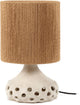 Serax - sophie casier oya - lampe de table - beige marron - 25 ø - h 42,00cm - 3,28kg