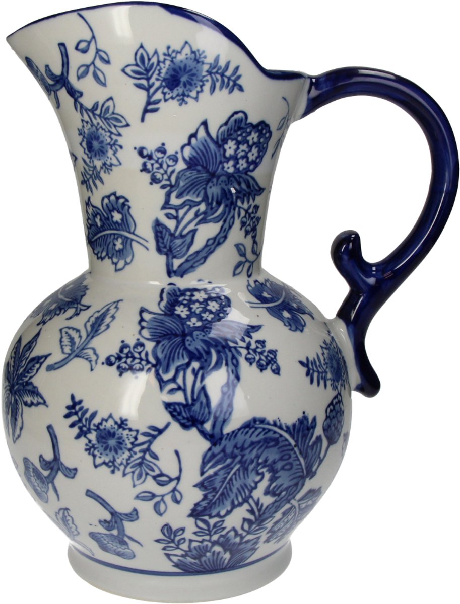 Vase collection Hd porcelaine bleu 20,5x19x30,5cm