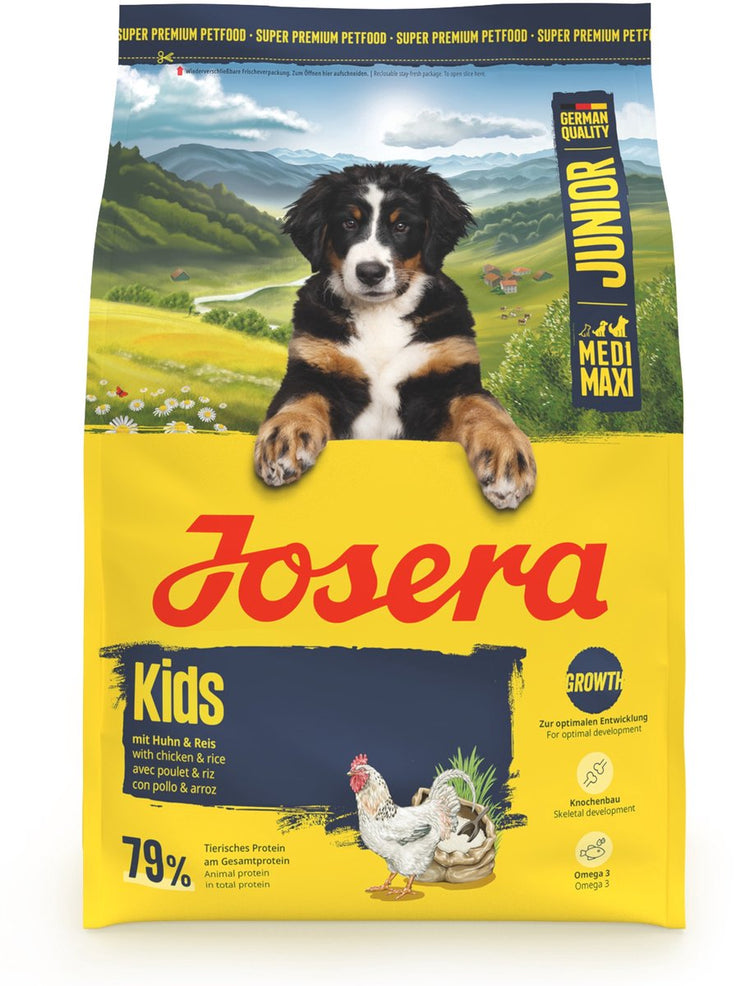 Josera junior kids - nourriture pour chiens - moyen maxi - 3 kg