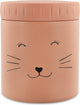 Récipient thermos Trixie - Mme. chat - pot thermos pour enfants - 350 ml - tasse thermos en acier inoxydable - idéal pour les collations de bébé - rose