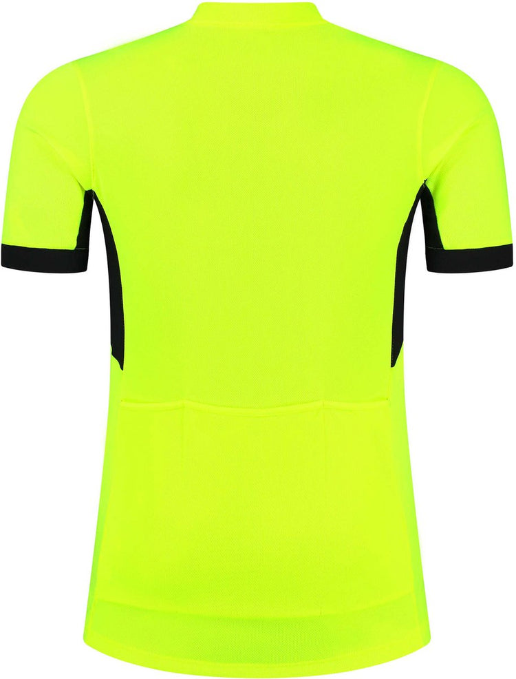 Rogelli core maillot de cyclisme homme - manches courtes - noir jaune fluo - l