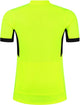 Rogelli core maillot de cyclisme homme - manches courtes - noir jaune fluo - l