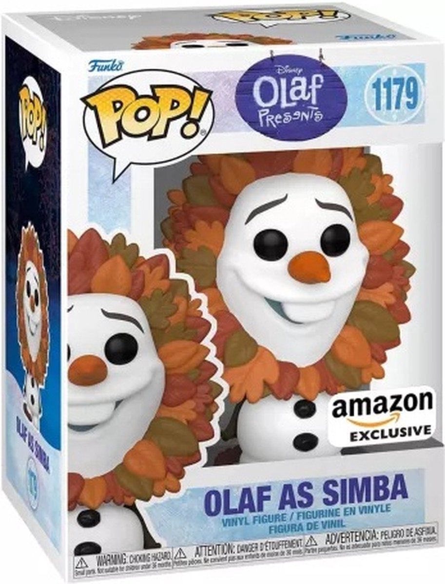Funko-pop ! Disney : Olaf présente - Olaf en roi lion (exclusif)