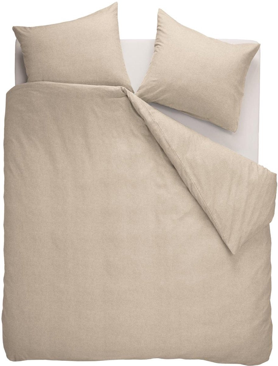 Housse de couette Bedinghouse Frost - unie - double - 200x200 220 - sable clair