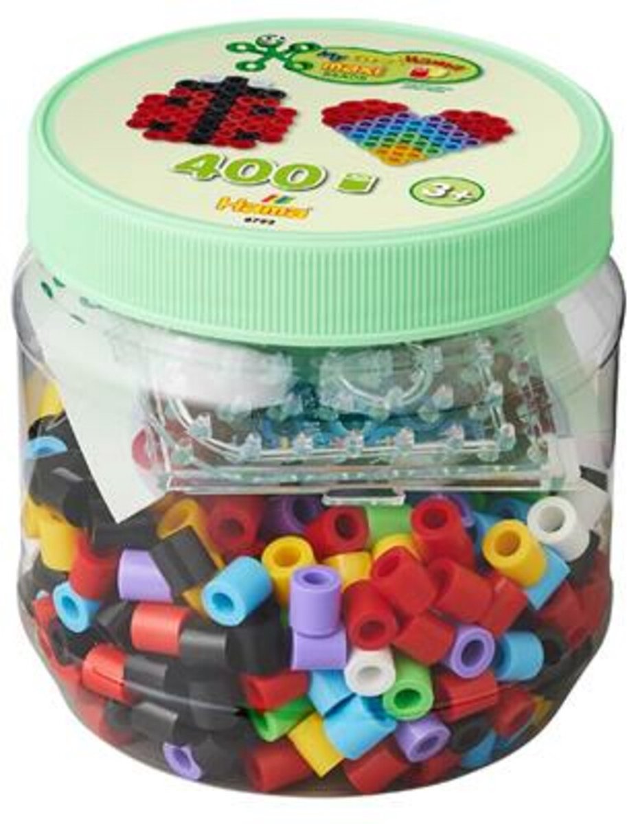 HAMA INTERAGING Perle Set Maxi Square and Heart, 400st.