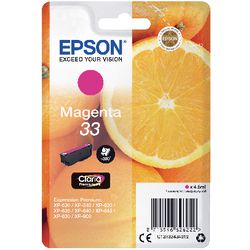 Cartouche d'encre epson c13t33434012 magenta