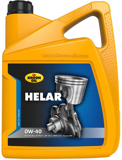 Kroon-oil helar 0w-40 - huile moteur entièrement synthétique - 5 litres - transparente