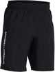 Under Armour ua tech woven wordmark short-blk pantalons de sport pour garçons - noir - blanc