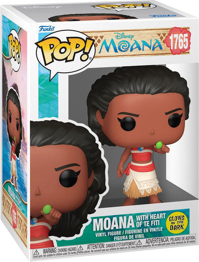 Funko-pop ! Disney : Moana - Moana avec cœur de Tefiti (lueur dans le noir) #1765