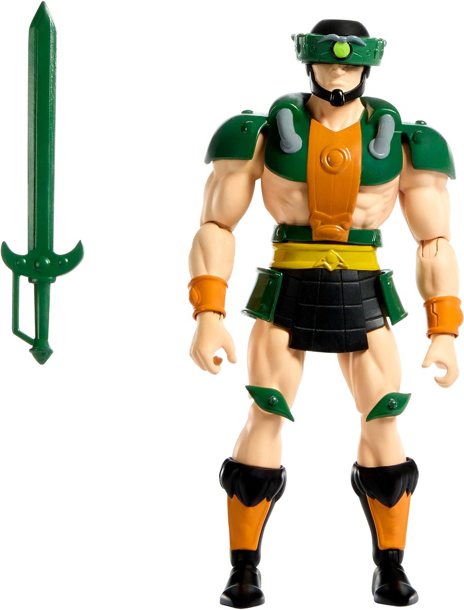 Collection de figurines d'action Mattel Masters of the Universe Origins : figurine Tri-Klops 14 cm