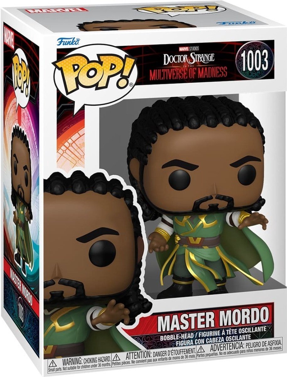 Funko Doctor Strange Figurine à collectionner Marvel Doctor Strange dans le multivers de Madness Pop ! master mordo 9 cm multicolore