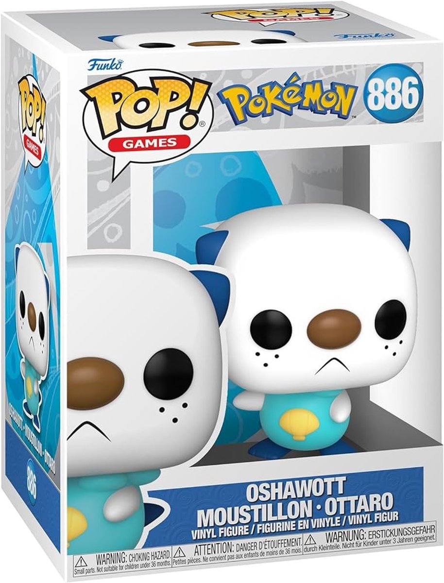 Jeux Funko pop : Pokémon - Oshawott Pop #886