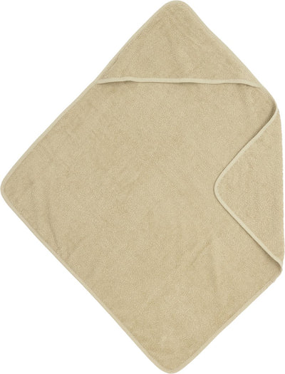 Cape de bain Meyco baby uni - tissu éponge - sable - 75x75cm