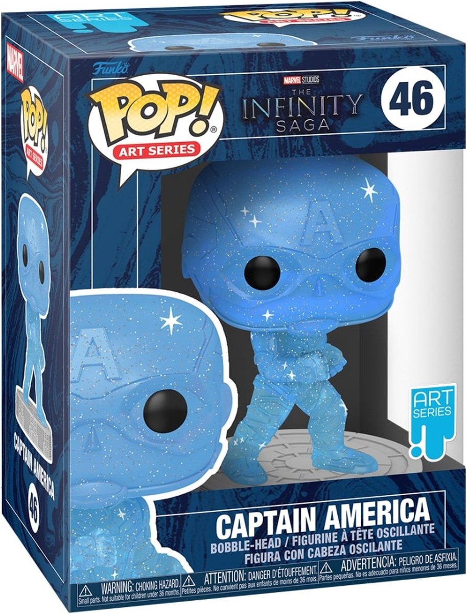 Funko-pop ! série d'artistes : Marvel Infinity Saga - Captain America