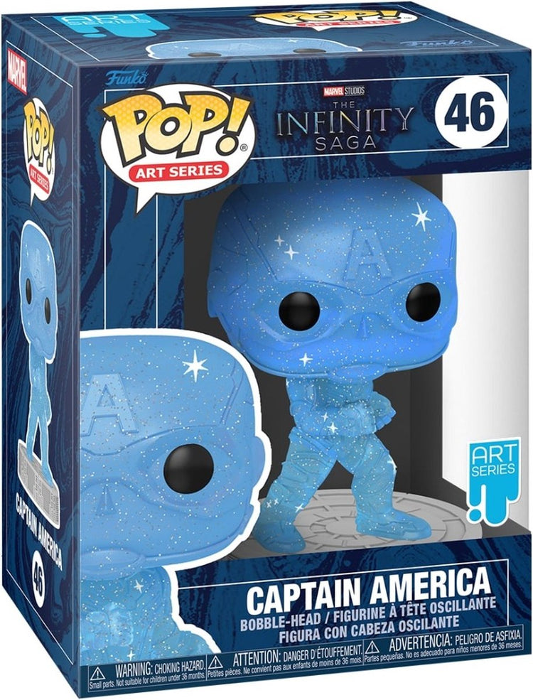 Funko-pop ! série d'artistes : Marvel Infinity Saga - Captain America