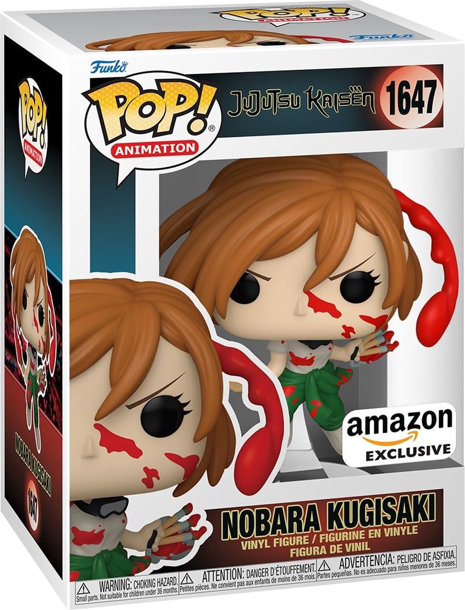 Funko-pop ! animation : jujutsu kaisen - nobara kugisaki #1647 exclusivité amazon
