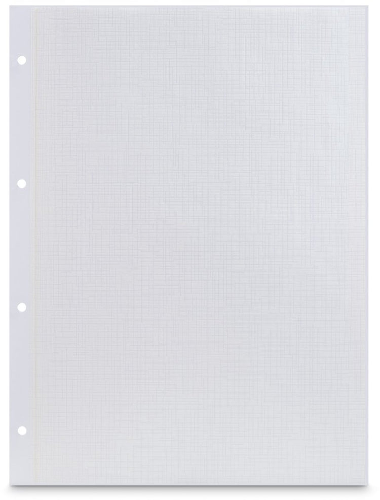 Hama carton photo avec glassine, 23,3 x 31 cm, perforé, 25 feuilles, blanc