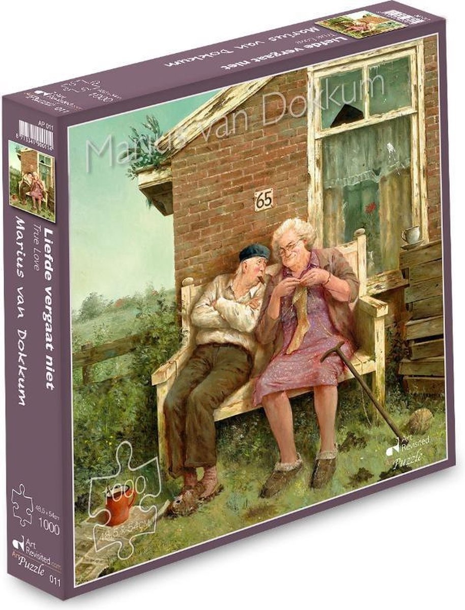 Puzzle Marius van dokkum - l'amour ne s'efface jamais - 1000 pcs