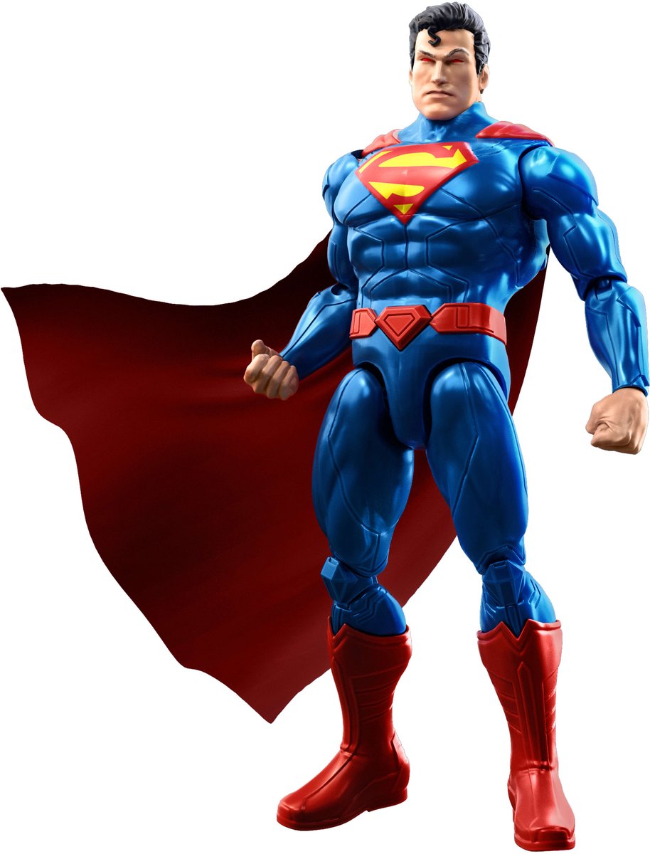 Figurine Mattel DC Premier Superman - 16,5 cm avec action, lumières et 10 sons