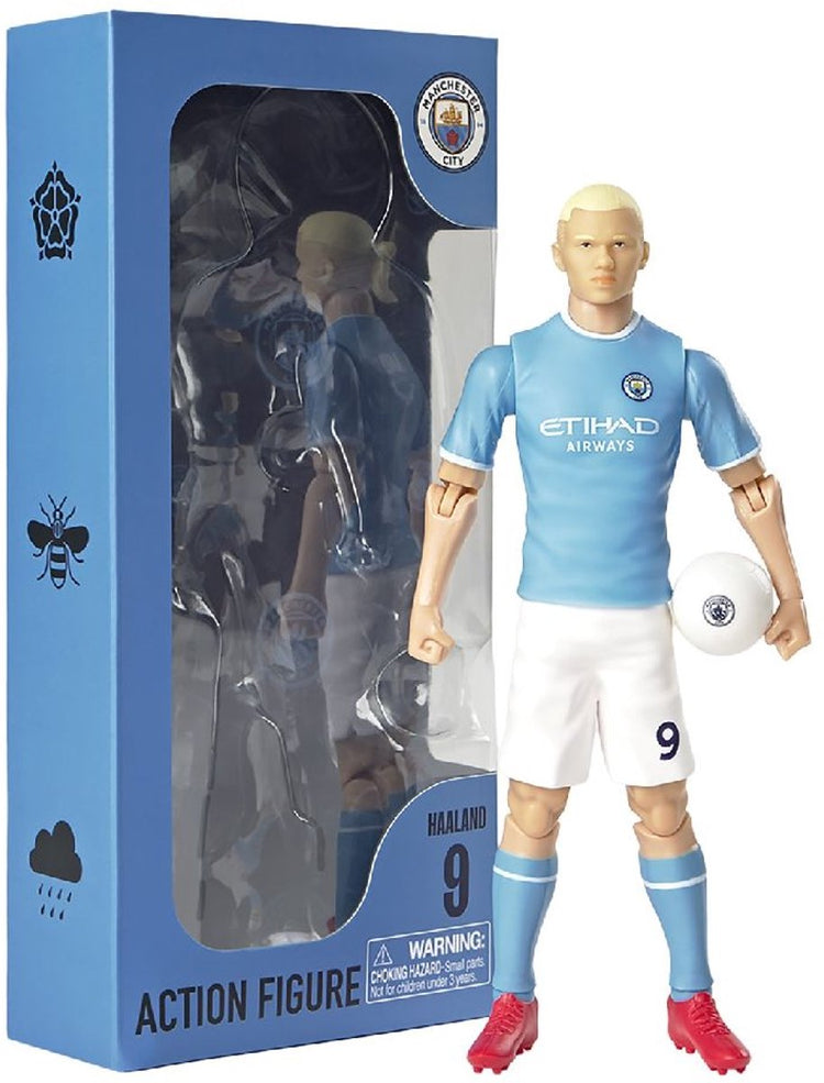 Poupée peluche Van der Meulen Manchester City Haaland football 20cm.
