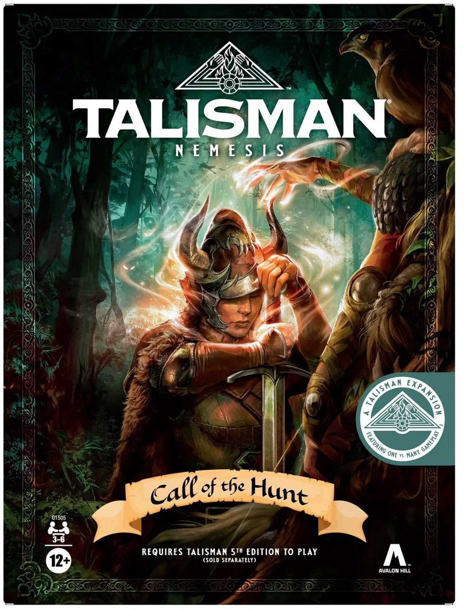 Asmodee Talisman : extension du jeu de société Nemesis Call of the Hunt *Version anglaise*