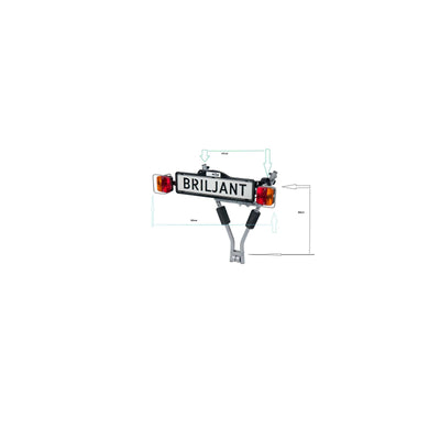 Pro-User Briljant Towbar Bicycle Carrier 7 13 broches max.