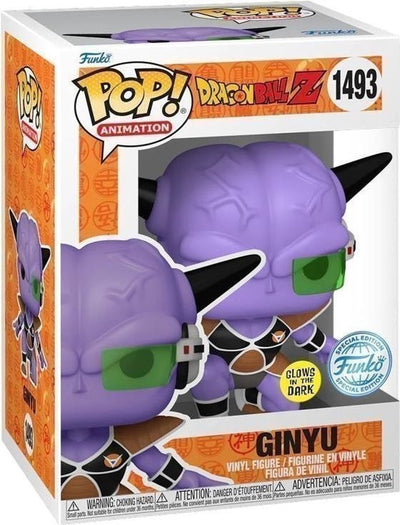 Animation Funko pop : dragon ball z - ginyu (lueur dans le noir) pop #1493