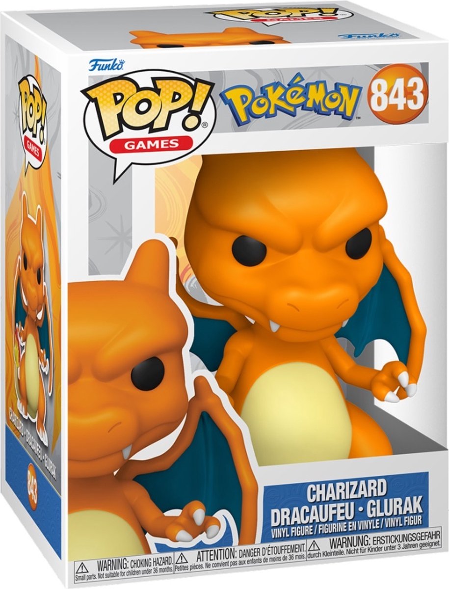 Jeux Funko pop : Pokémon Charizard - pop #843