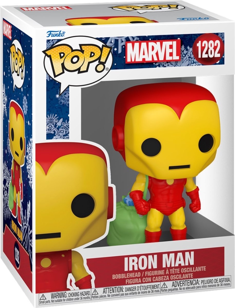 Funko pop merveille : vacances - iron man pop #1282