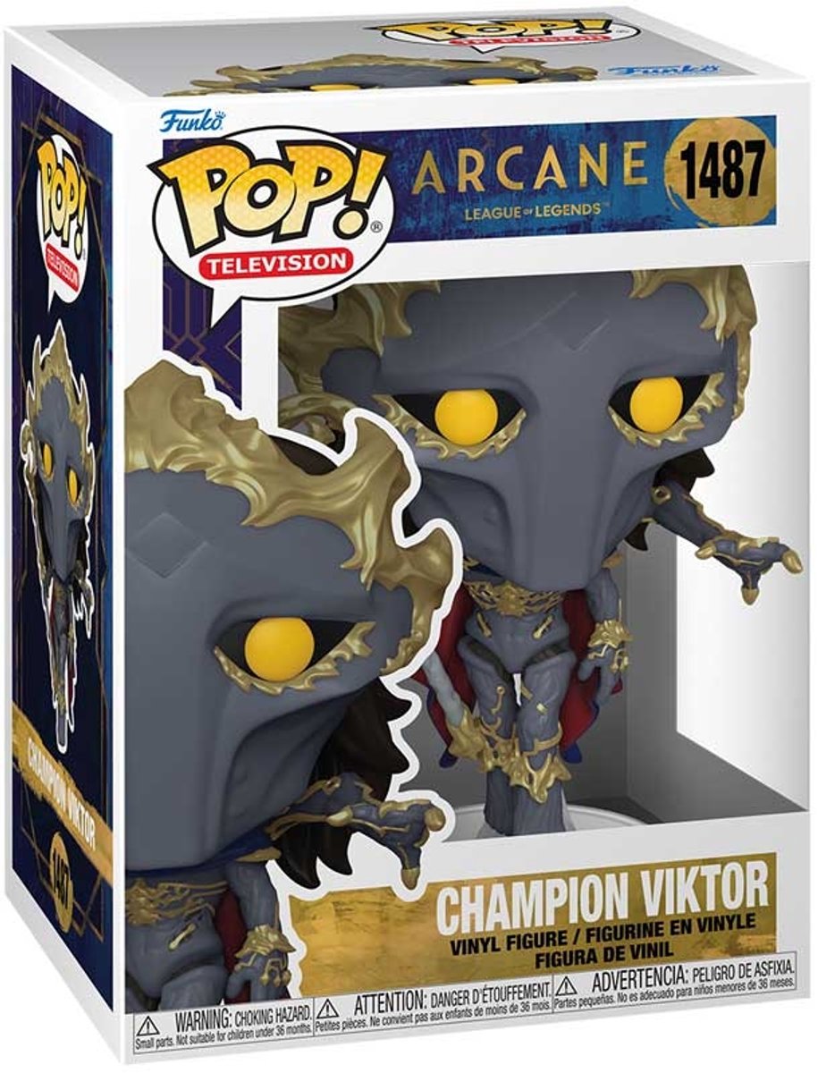 Funko league of legends arcane - figurine en vinyle champion viktor 1487 pop ! multicolore