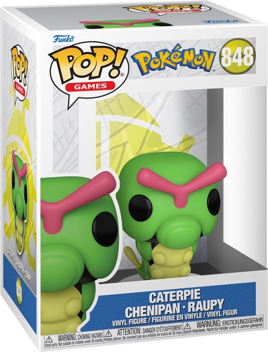Jeux Funko pop : pokémon caterpie - pop #848