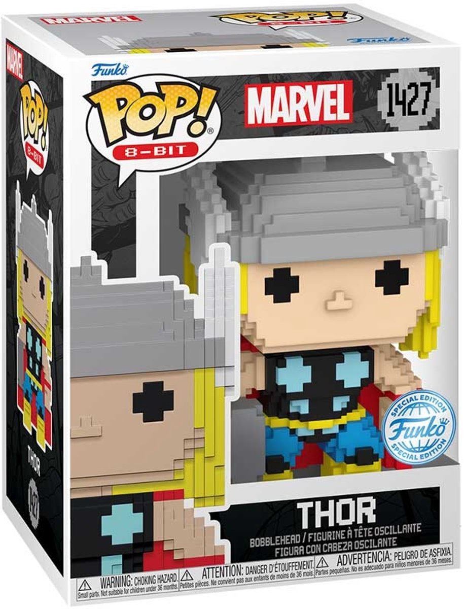 Funko! merveille de poupée ! Figurine en vinyle 8 bits Thor 9 cm