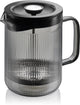 Cafetière à piston Gefu cristiano – 600 ml – verre borosilicate – gris fumé