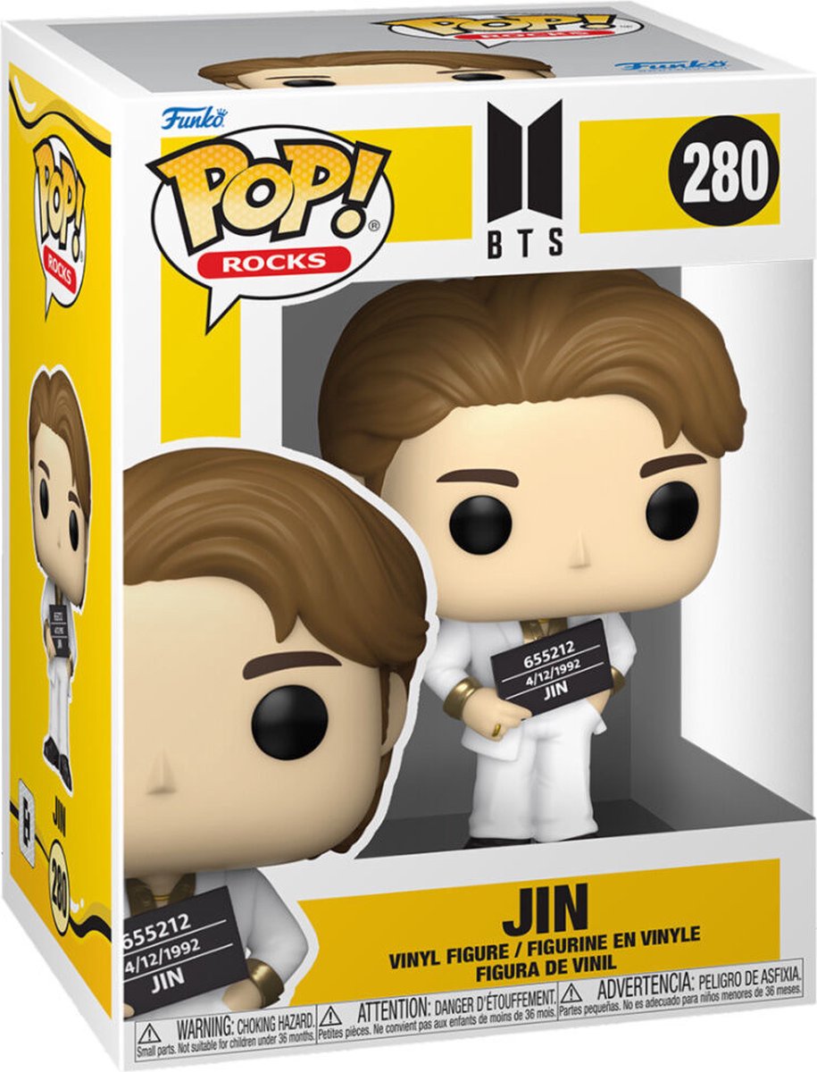 Funko pop rocks : beurre bts - jin pop #280
