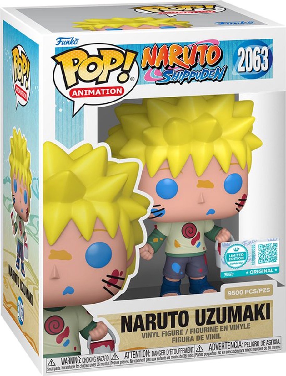 Funko Naruto Shippuden Pop! figurine en vinyle d'animation naruto (peinture) 9 cm