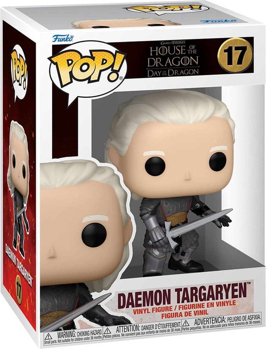 Funko pop jeu des trônes : maison du dragon - démon targaryen pop #17
