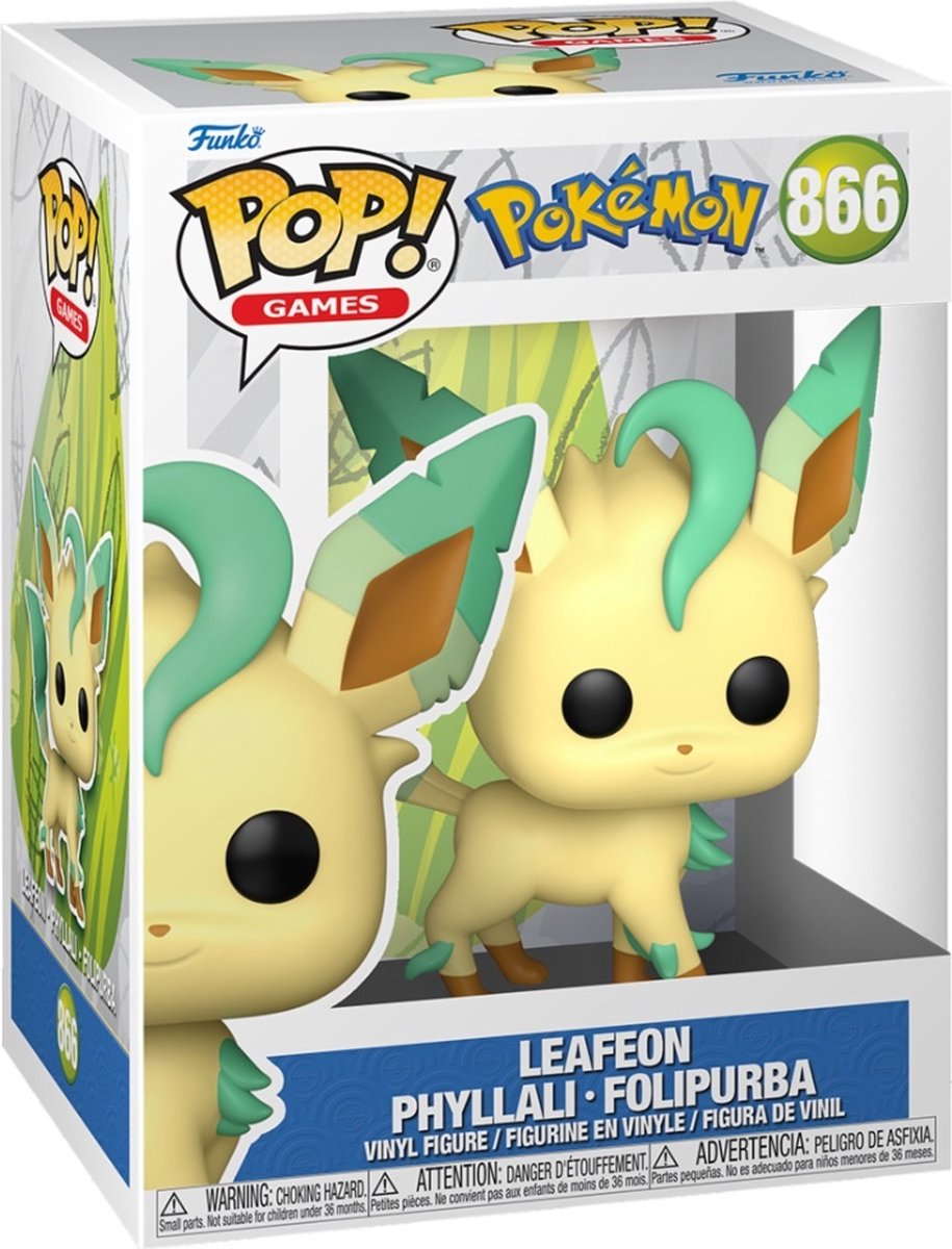 Jeux Funko pop : Pokémon Leafeon - pop #866